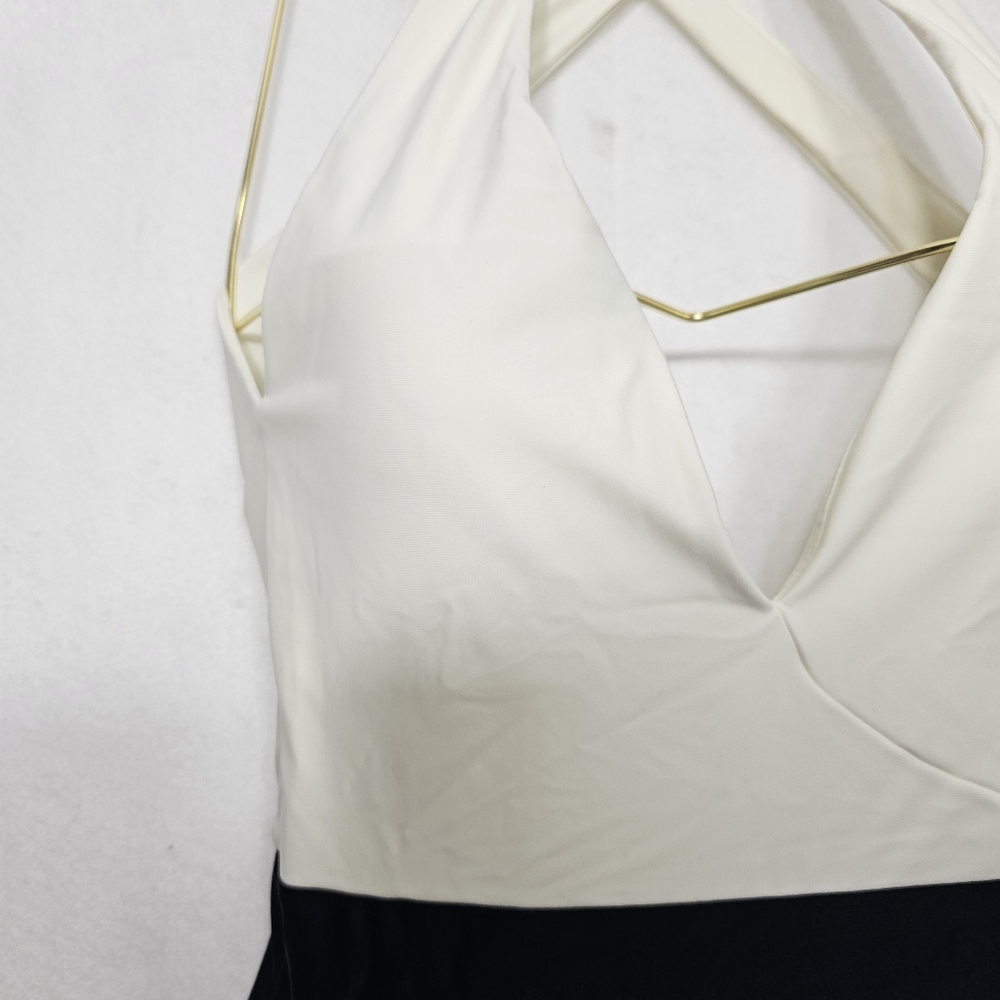 Summersalt Color Blocked Deep Dive Open Back Swim… - image 7